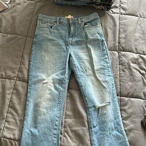 Madewell High Rise Slim Boyjean Size 27